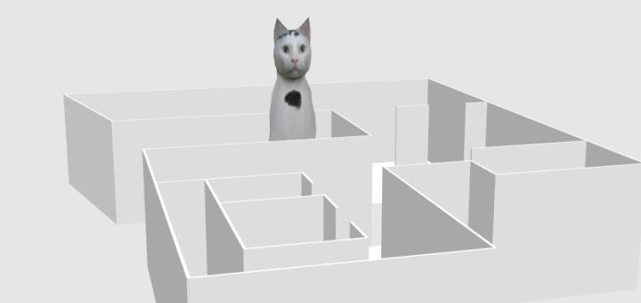 SweetHome3D - кот следит за тобой!